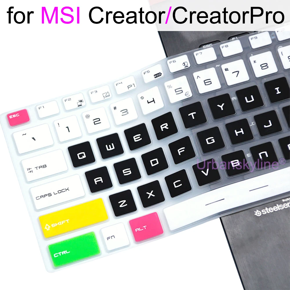 

Keyboard Cover for MSI CreatorPro Creator 15 16 17 15M 17M M15 M16 M17 Z16 Z16P Z17 P65 P75 Protector Skin Case Accessories 17.3
