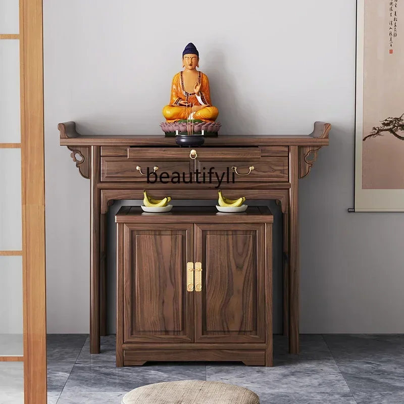 Алтарь из массива дерева Настольная горелка для благовоний домашний буддийский