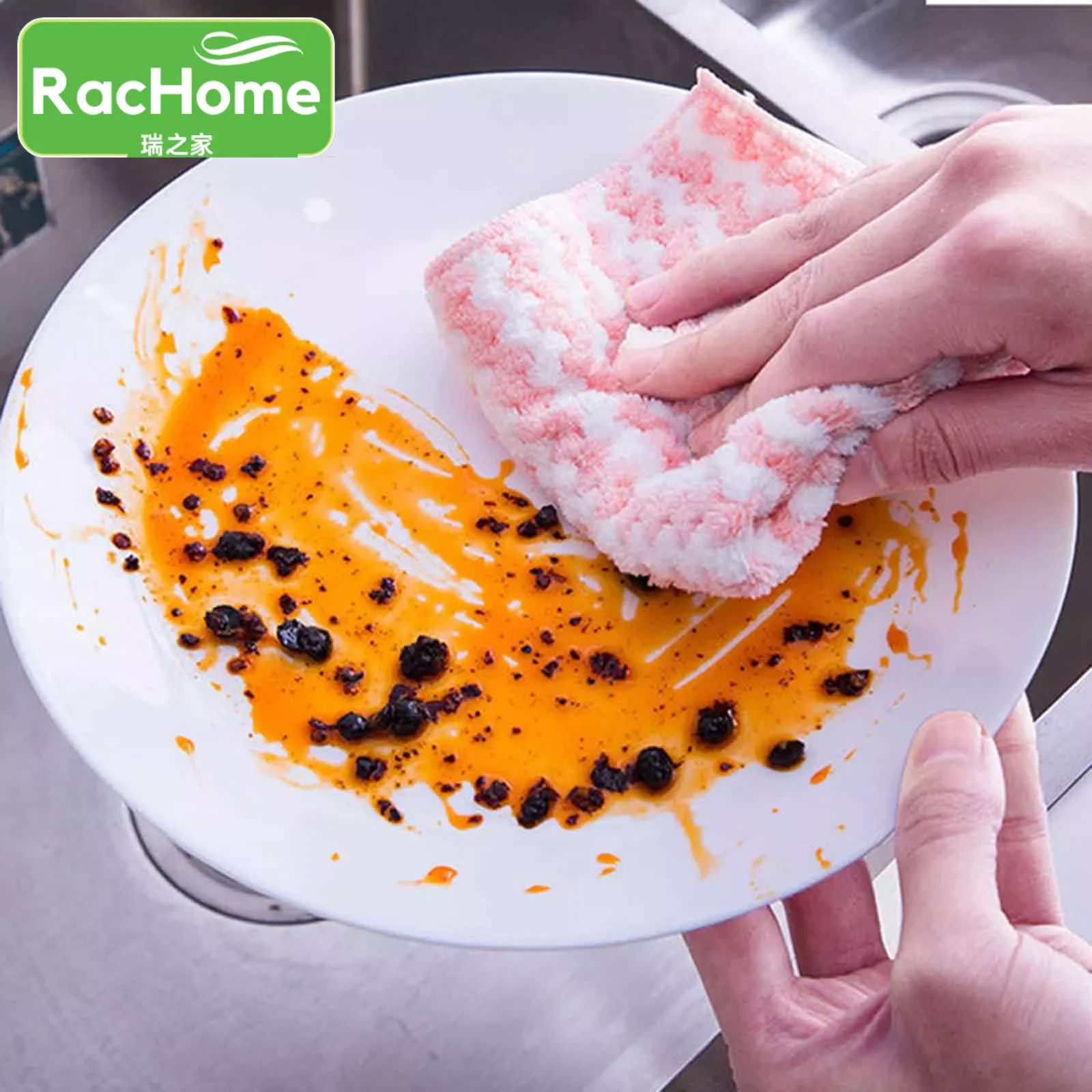 

Новинка, чистящее полотенце, толстое кухонное полотенце из микрофибры, салфетка для мытья посуды, бытовые кухонные тряпки, 15 шт., антипригар...