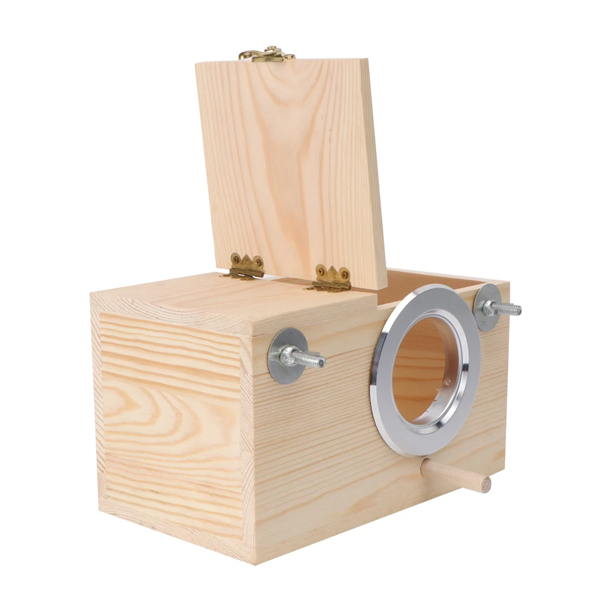 

Bird Box Parakeet De Nesting Birds House Houses Cage Pájaros Outside Nido Casa Wood Breeding Bedding Madera Parakeets Wooden
