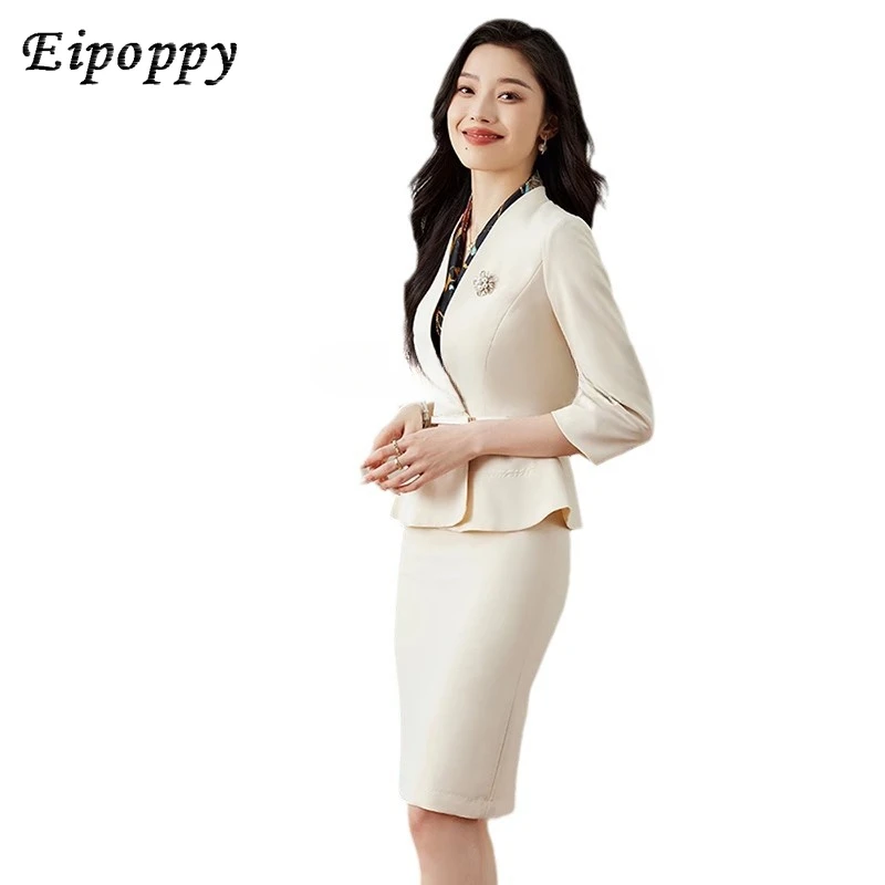 Профессиональная одежда женская костюмные комплекты осенняя и зимняя