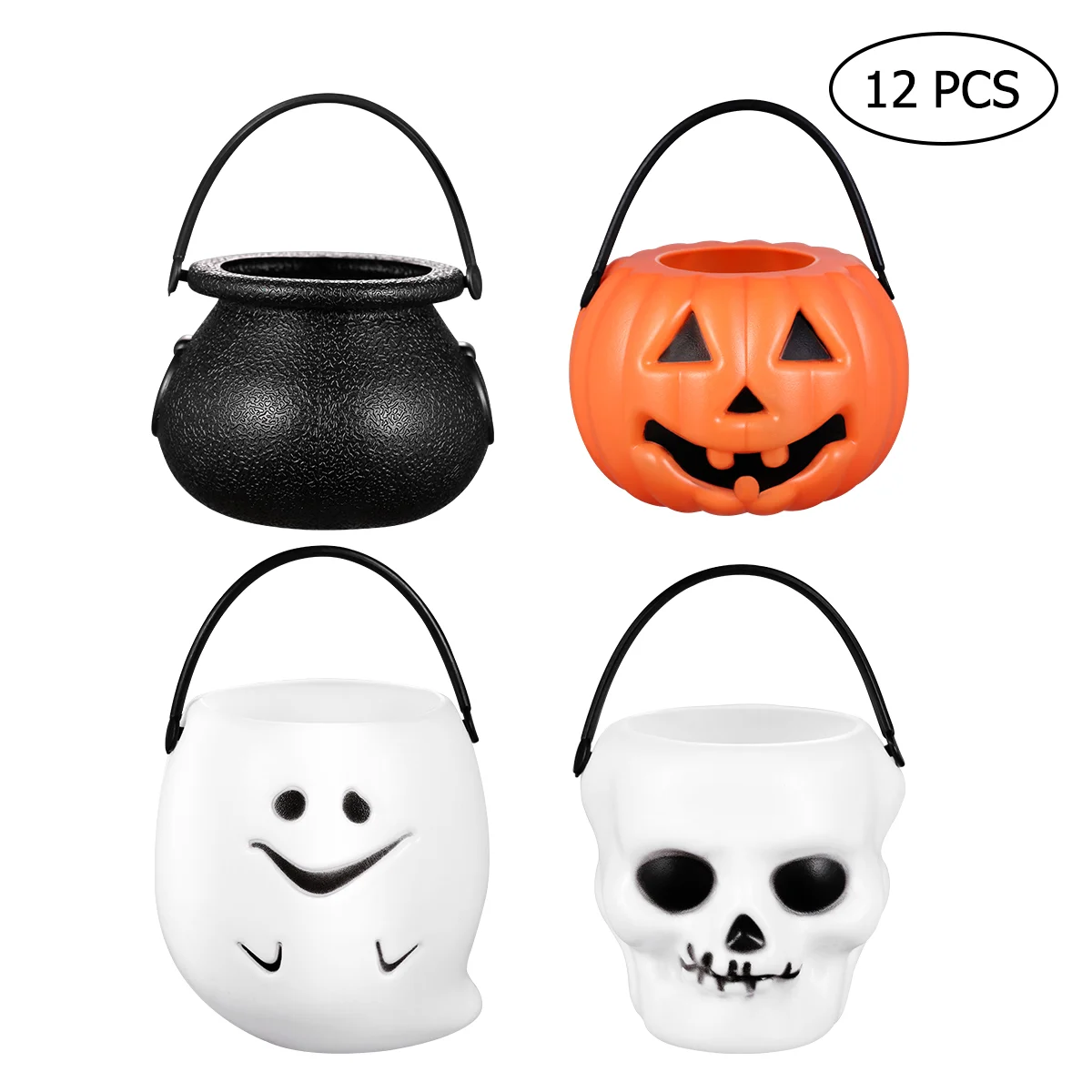 

Bucket Candycauldron Holder Small Buckets Large Jackolantern Trick Or Treat