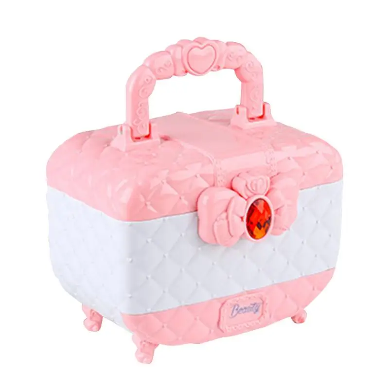 

Makeup Kit For Girl Washable Safe Cosmetics Toys Set Cute Pink Priness Perfect Birthday Gift For Children Kids Over 3 Years Old