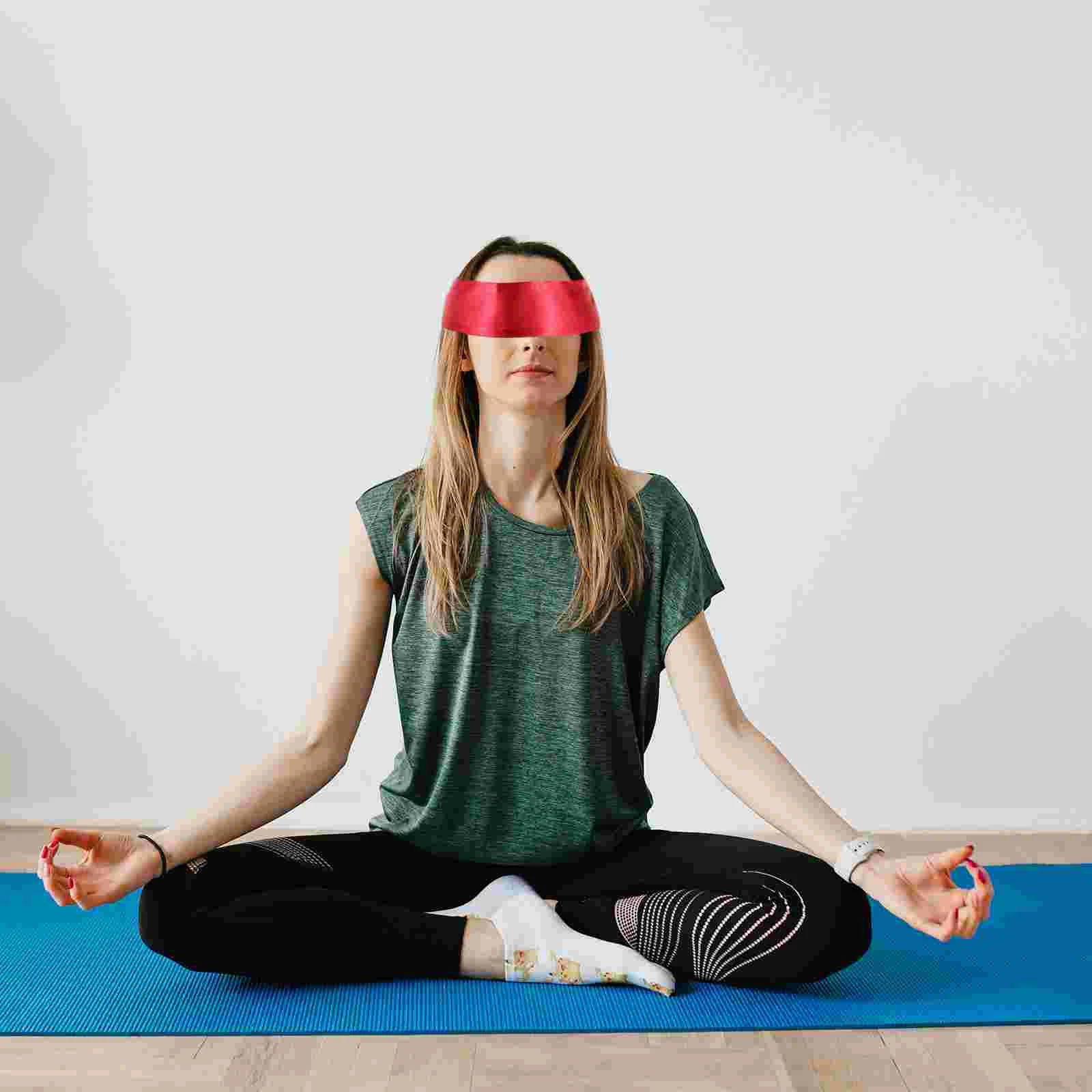 

Eye Cover Blindfold Satinmask Night Sleeping Travel Light Blind Fold Decorative Accessory Resistant Wear Blocking Household