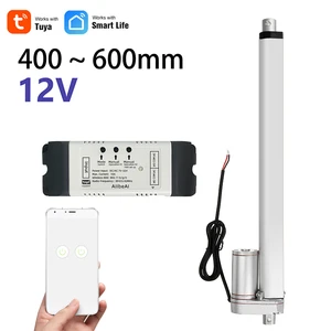 12V Linear Actuator with WIFI Controller 400mm 450mm 500mm 550mm 600mm Stroke Linear Motor Metal Gear Electric Linear Motor 30W