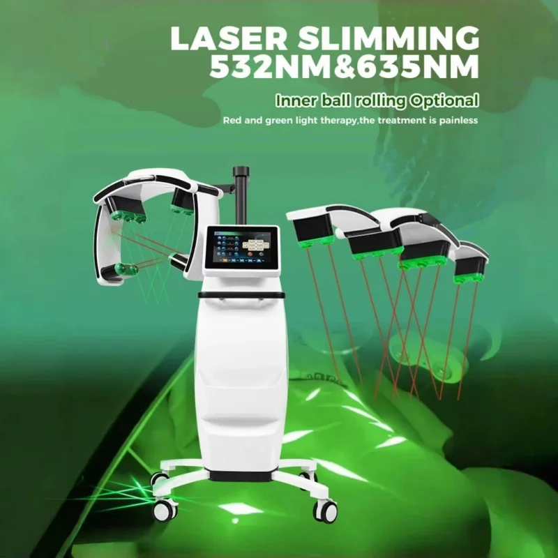 Фото Лазерный аппарат Luxmaster Slim 10D для лазерной терапии и удаления жира, 532 нм, зеленый свет, для коммерческого или домашнего использования №5