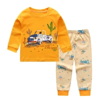 children pajamas sets kids boy girls cartoon sleepwear sweatshirt topstrousers autumn cotton nightwear toddler pyjamas set