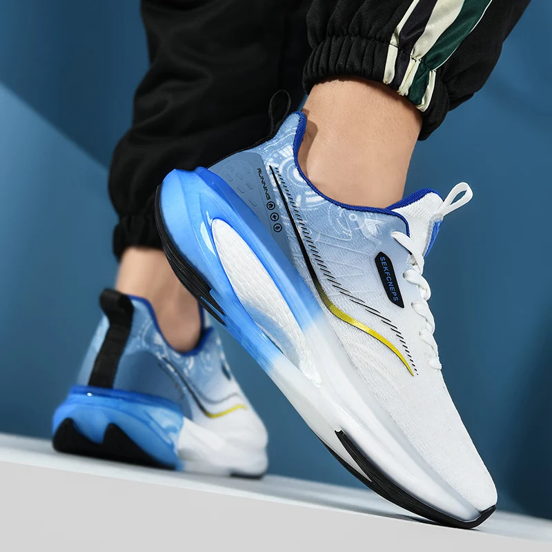 Running Shoes Men Women Air Cushion Fitness Sneakers Men High Elasticity Gym Trainers Outdoor Couple Sport Shoes Chaussure Homme