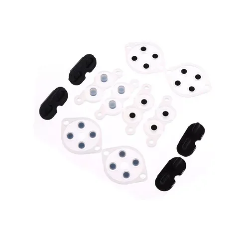 

4 Sets Conductive Silicone Buttons Pads Replacement For Nintendo NES Controller