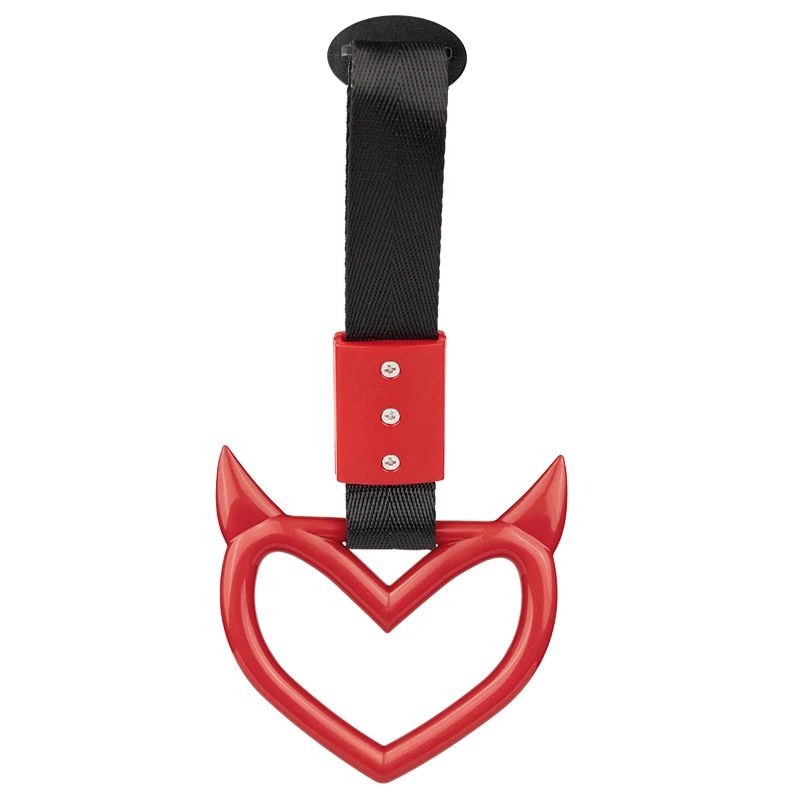 

JDM Tsurikawa Heart Ring Style Drift Charm: Автомобильный Предупреждающий Буксировочный Ремень-пряжка