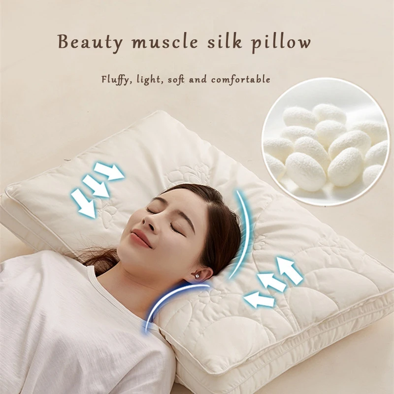 6-звездочная шелковая подушка для отеля-очень мягкая и специализирующаяся на