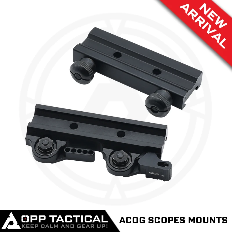 

ACOG Scopes Mount LaRue Tactical ACOG Mount QD LT100 and TA51 Flattop Thumbscrew Mount