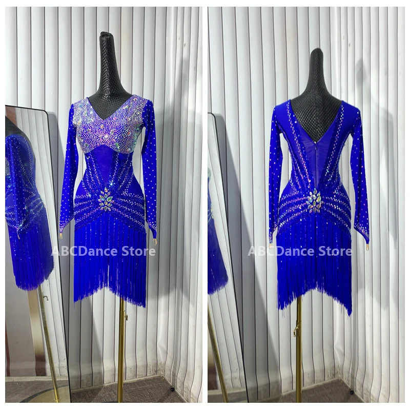 Женское платье для соревнований по латинским танцам BaileSalsa Rhythm США 10