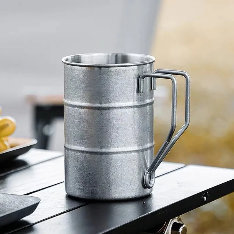 

Уличный стакан 350 мл стакан из нержавеющей стали 304 с соломинкой промышленный стиль ретро винтажный креативный кофе Кемпинг пивная чашка дл...