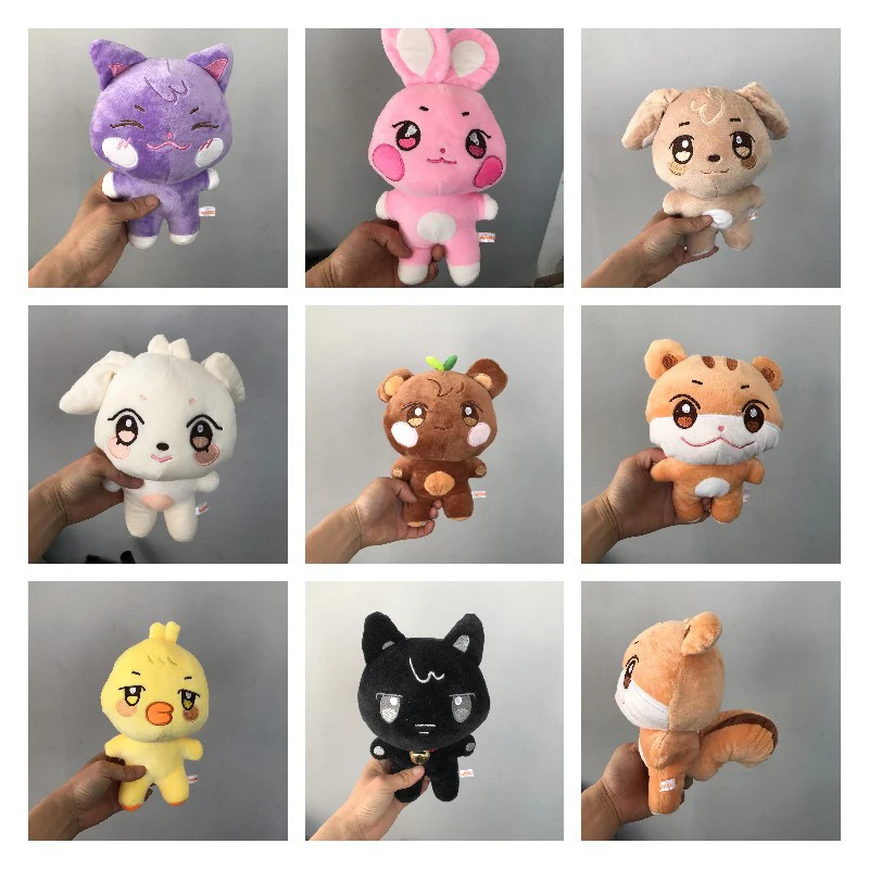Фото Kpop Aniteez Kawaii мягкие игрушки плюшевые игрушки декор комнаты Hongjoong Seonghwa Yunho Yeosang San Ming Wooyoung Jongho Plu №1