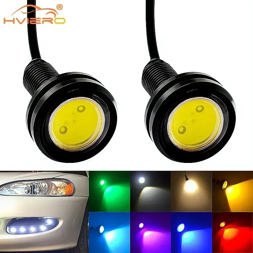 2X авто автомобильные светодиодные дневные ходовые огни DRL 18 мм лампы Eagle Eye