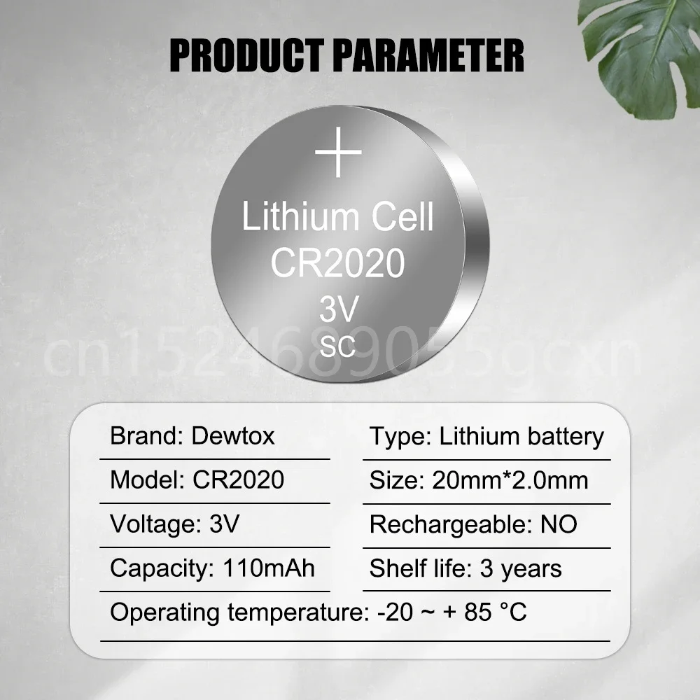 Литиевая батарея CR2020 3 В 20-100 шт