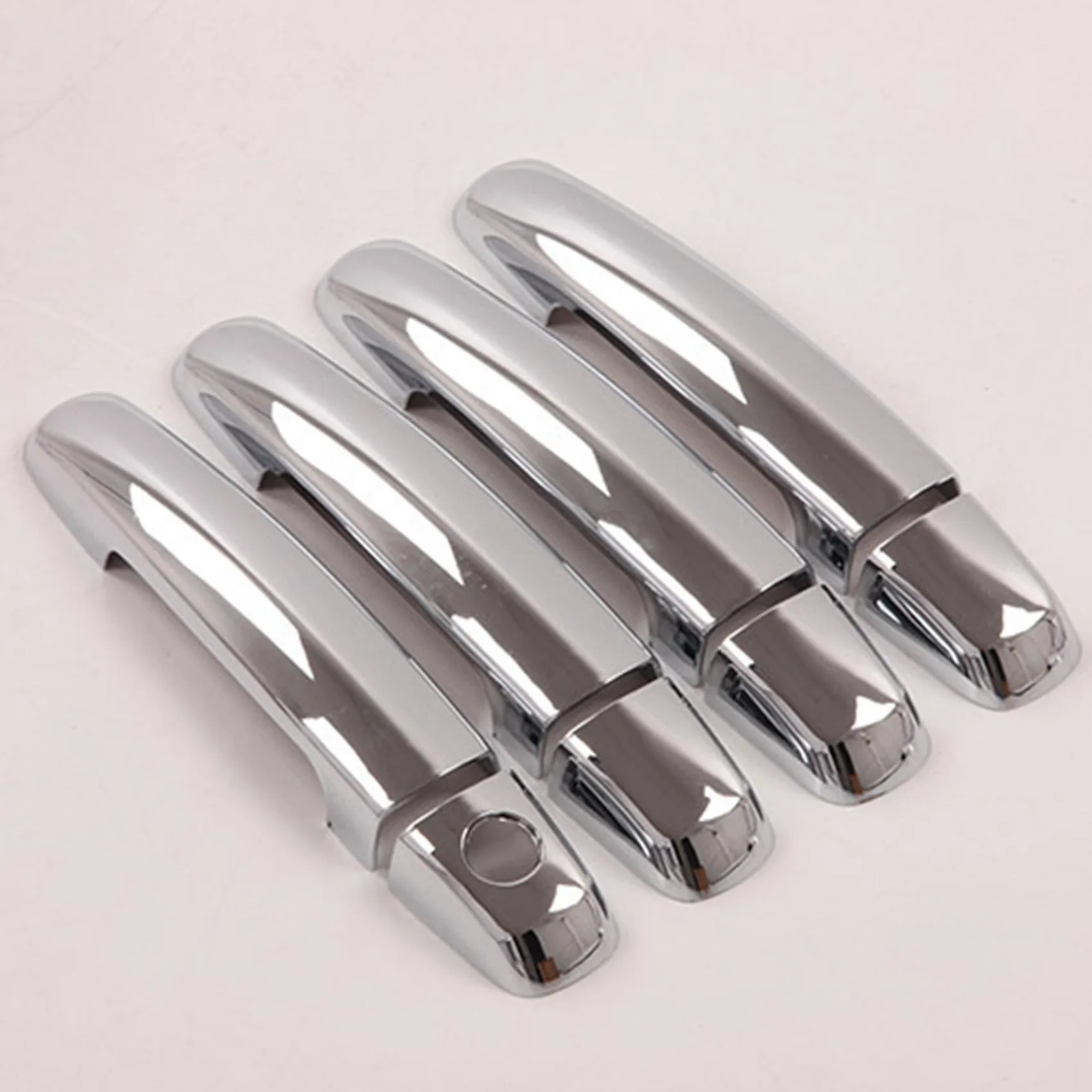 Хромированная дверная ручка из АБС-пластика для боковой двери декоративная