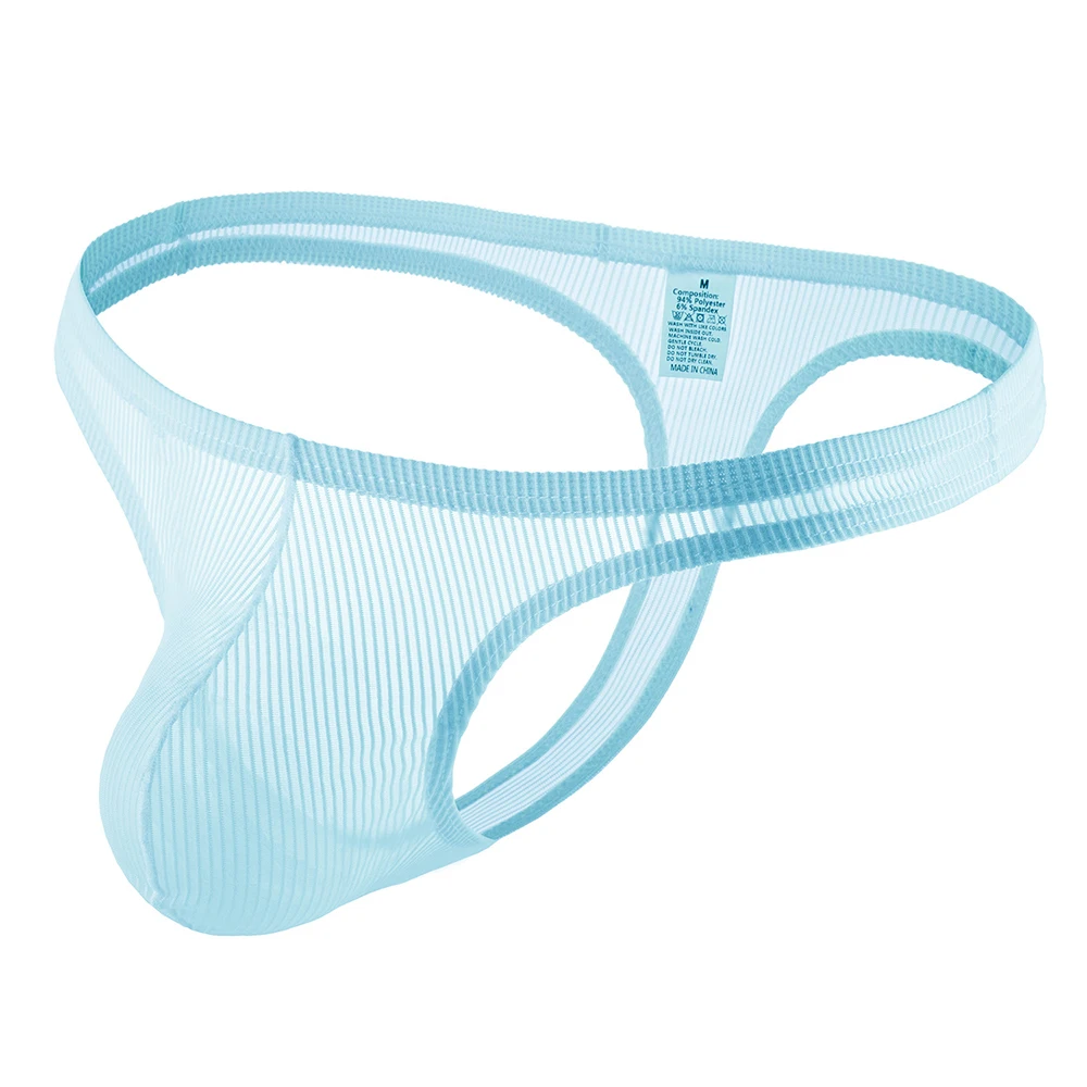 

Men Transparent Mesh Underwear See Through G-string Thongs Gay Sexy Low Rise Briefs Breathable Sheer Underpants Erotic Lingerie