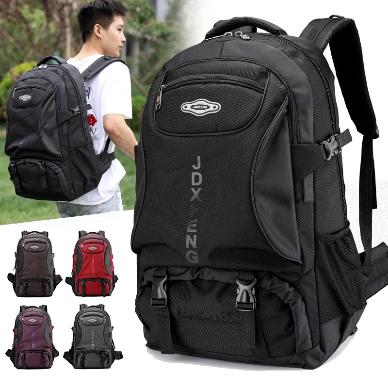 

60L Men's Outdoor Backpack Hiking Climbing Travel Rucksack Sports Camping Backpack School Bag Casual Pack For Male Female Women