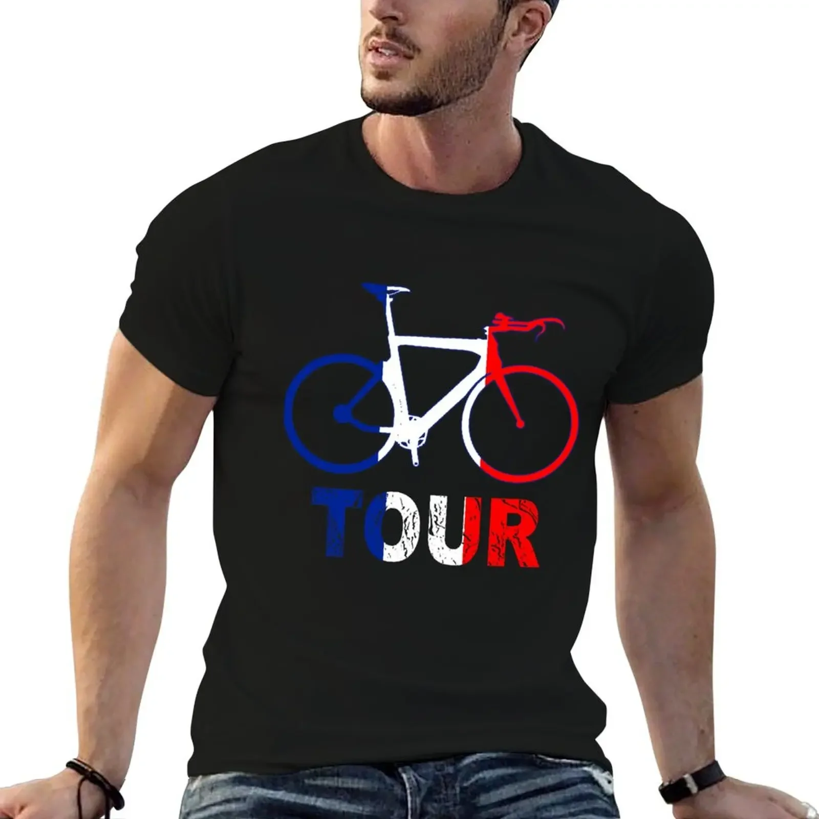 Футболка Next Tour in France Cycling and Ciclistas Fitted Scoop футболка с рисунком летние топы мужская