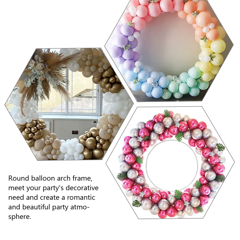 

Balloon Ring Balloons Stand Circle Wedding Arch Accessories Supports Backdrop Background Frame Kit