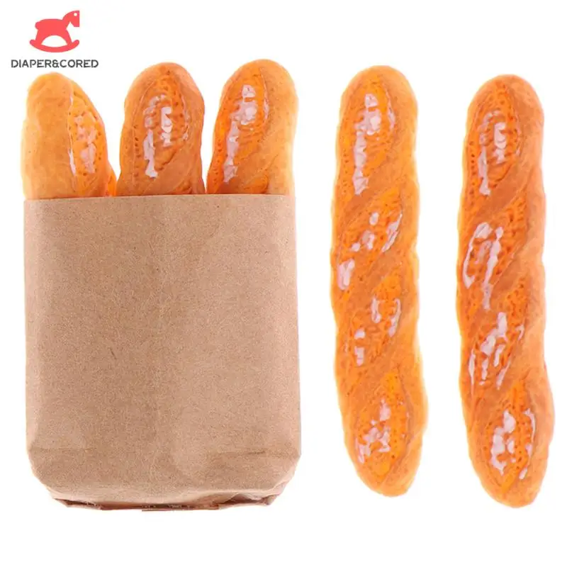 

Dollhouse Miniature Bread Baguette Dolls Kitchen Food Ornament Miniature Decor Furniture Toys Dollhouse Accessories Home Craft