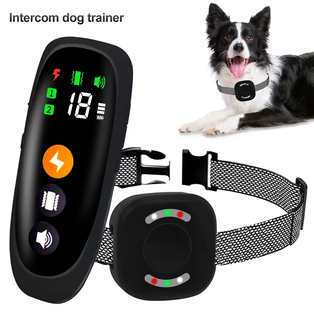 

Vibration Shock Collar Remote Shock Control Waterproof Collar 800m Bark Dog With New Training Sound Dog Collar Electronic Anti