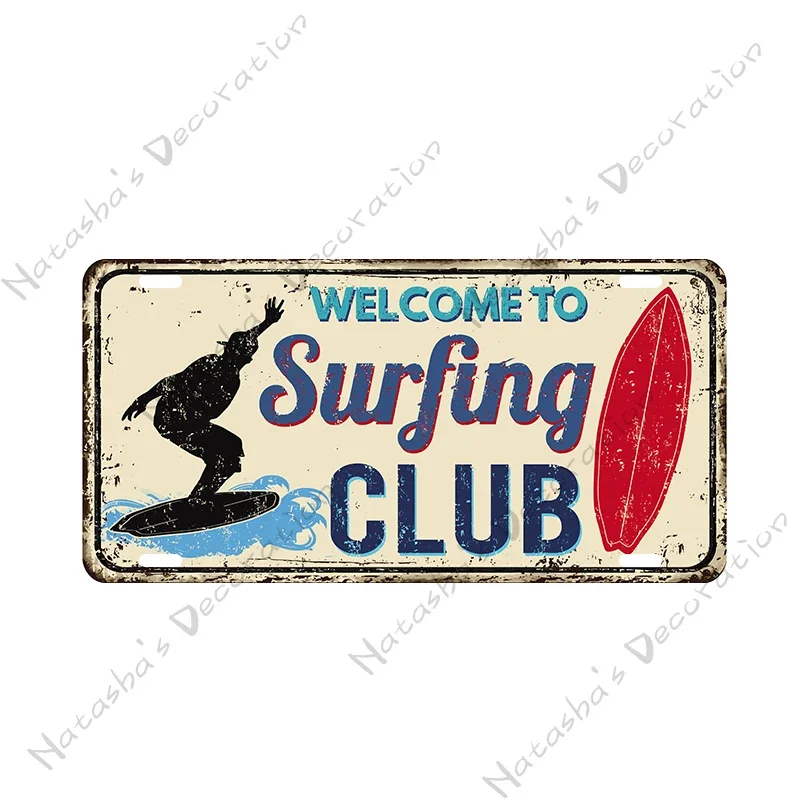 

Металлическая пляжная вывеска