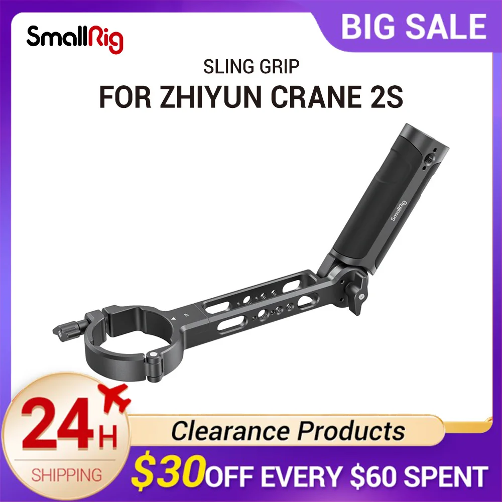

SmallRig Sling Grip With 1/4" & ARRI 3/8screws & Cold Shoe Mount for ZHIYUN CRANE 2S Handheld Stabilizer 3005
