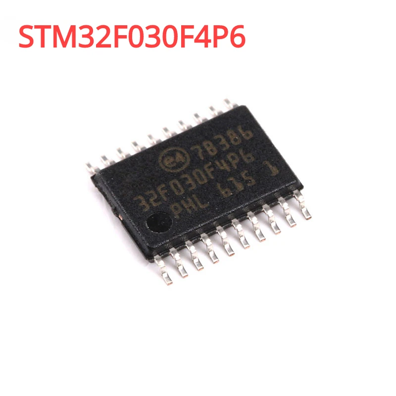 

5pcs/lot STM32F030F4P6 STM32 F030F4P6 STM32F 030F4P6 TSSOP-20 ARM Cortex-M0 32 bit Microcontroller STM32F030F MCU Chip IC New