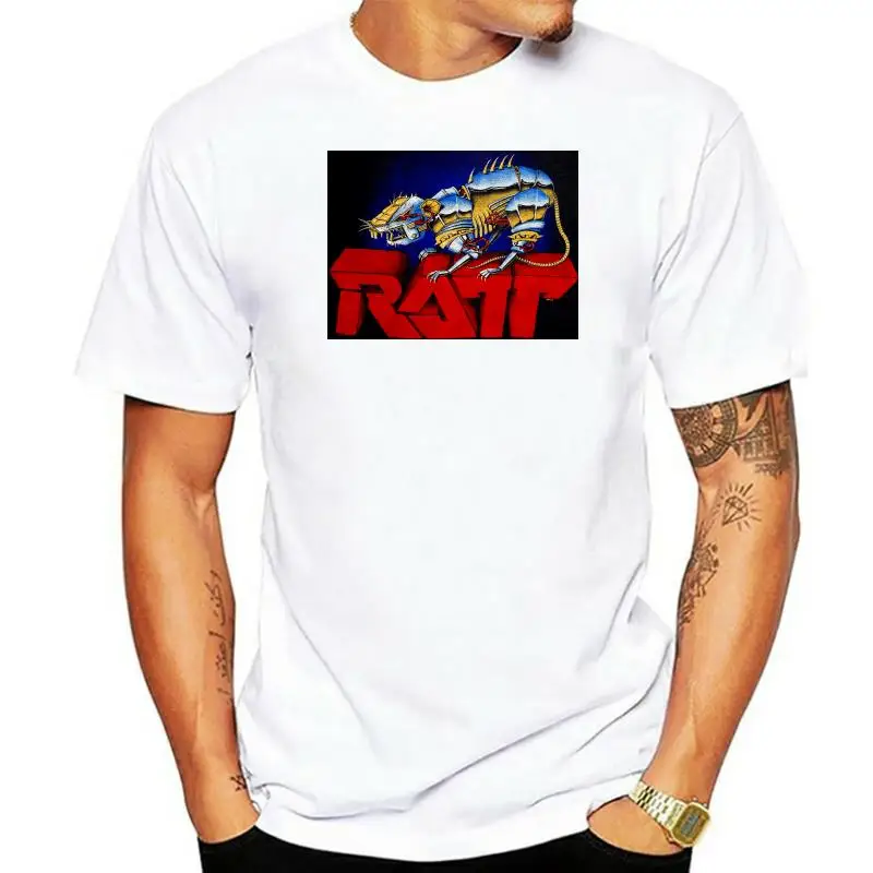 

Vintage Ratt 1984 Tour Concert New T-Shirt Size S-2Xl Round Neck Tee Shirt