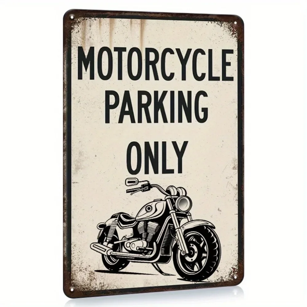 

Металлическая табличка "Motorcycle Parking Only" HELLOYOUNG