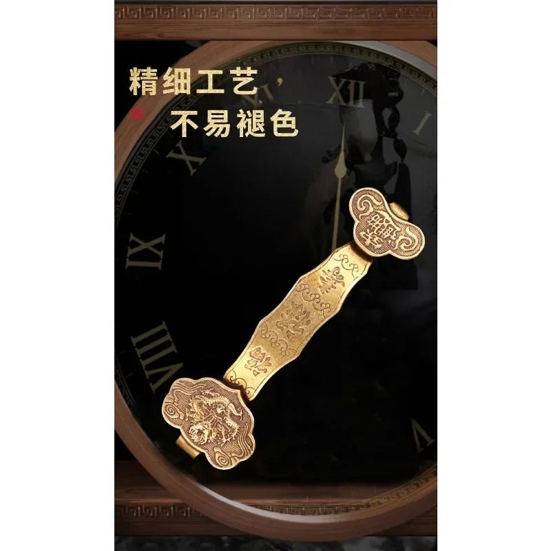 Винтажная латунная фигурка Руйи удача процветание долголетие узор дракона