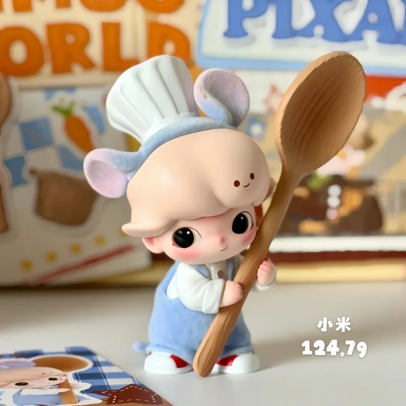 Фото Коллекционная фигурка POPMART Dimoo World Pixar Series в закрытой упаковке, настольное украшение, подарок-сюрприз для взрослых коллекционеров №4