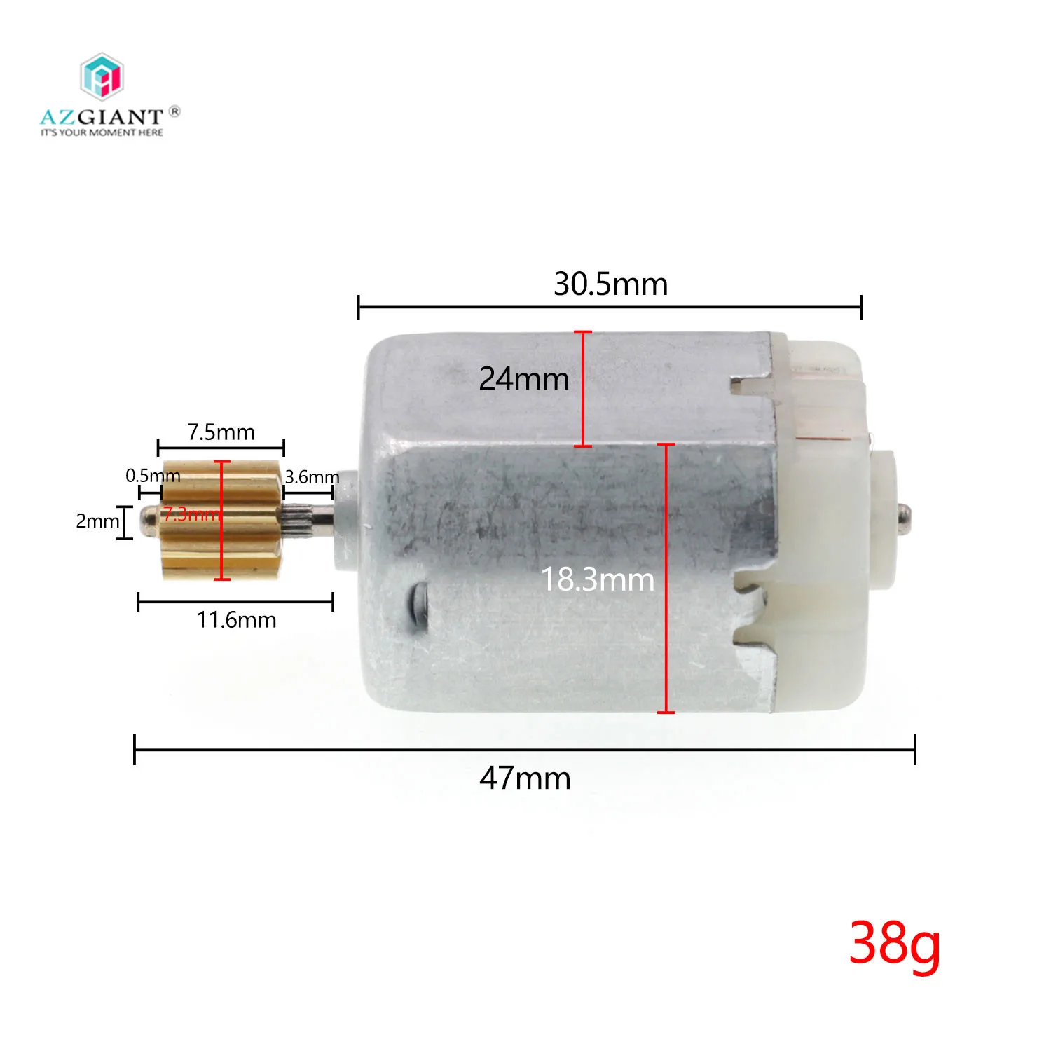 

Двигатель замка двери автомобиля 9T (7,5*7,3), двигатель замка багажника с угольной щеткой для Ford FC280 DC 12V