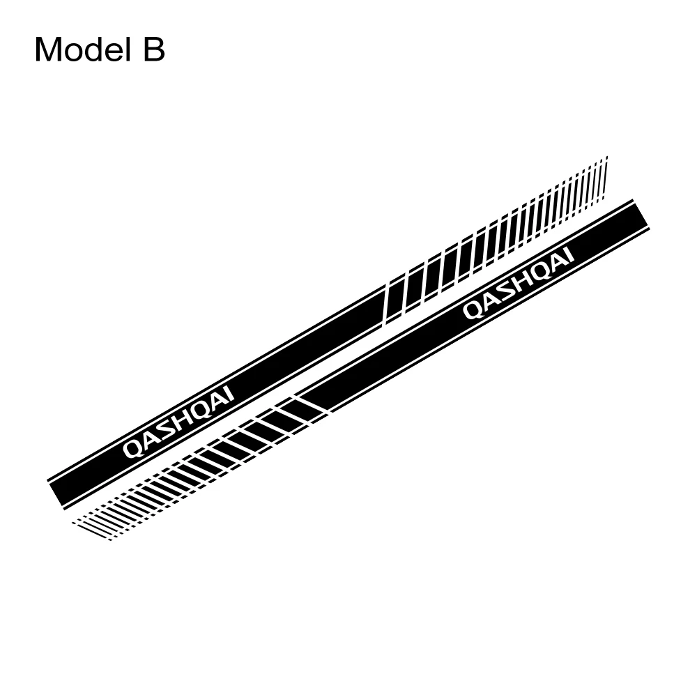 

Для Nissan Qashqai J10 J11 J12 автомобильные дверные боковые наклейки спортивный Стайлинг виниловая пленка наклейки украшение кузова авто тюнинг аксессуары