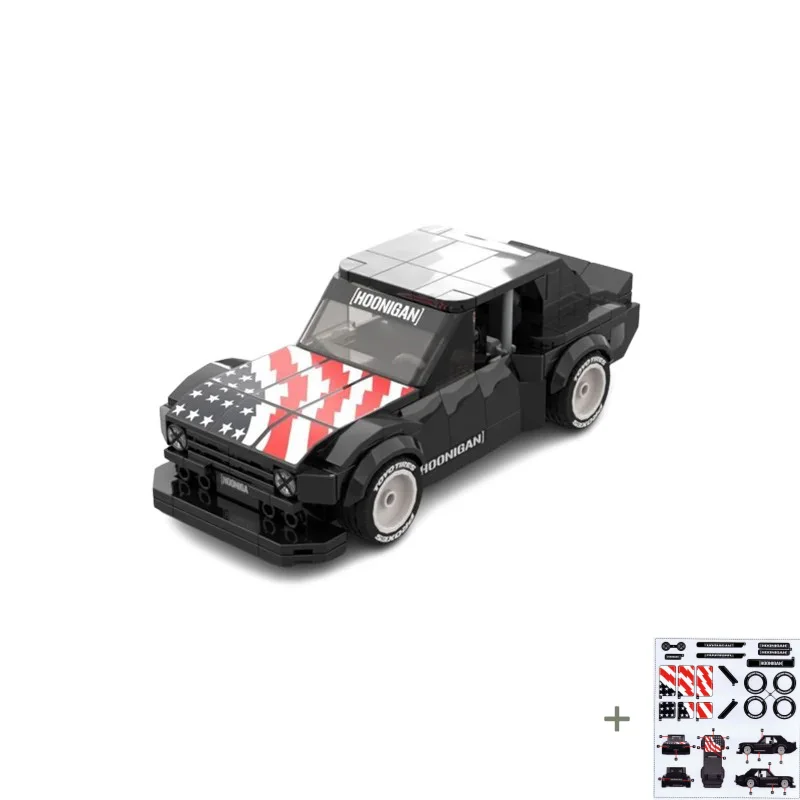 272 шт. MOC Escort MK2 Hoonigan строительные блоки городские спортивные наклейки для