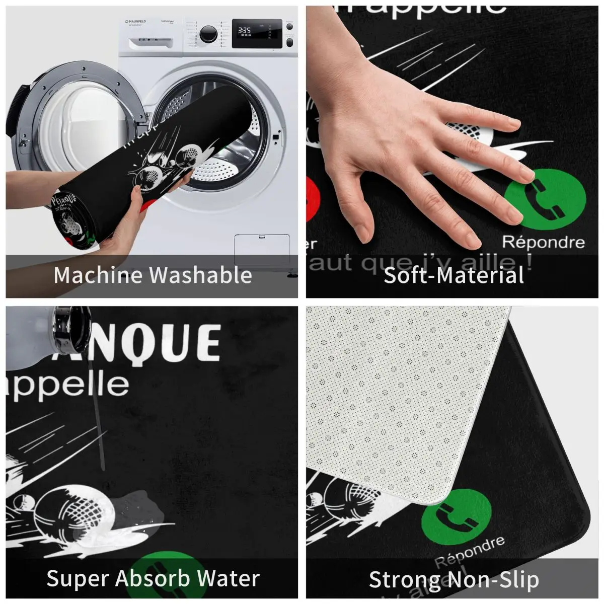 Персонализация La Petanque Mappelle Fete Cadeau Vacance Boule 40x60 см Ковер Полиэстеровые напольные