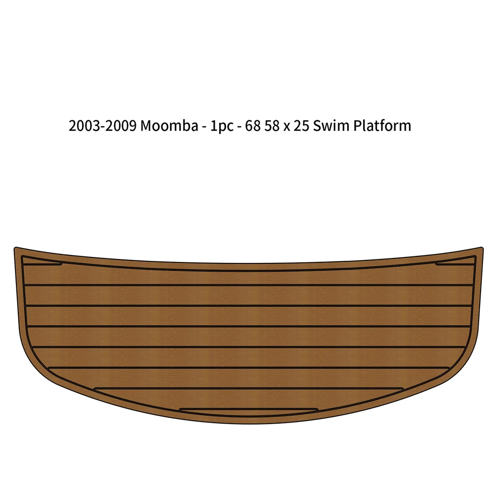 2003-2009 Moomba-1pc-68 5/8x25 Плавательная платформа для лодки EVA Foam Teak Deck Floor Pad