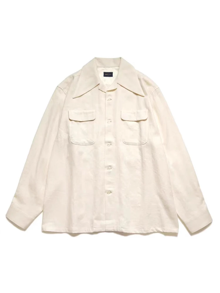 

Washed swallowtail collar casual coat white shirt shirt Unisex shirts KAPITAL japan style men's clothing y2k clothes for women