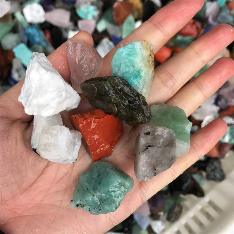 

Natural Quartz Crystal Mixed Rough Raw Stones Healing Reiki Gemstones Feng Shui Home Decoration