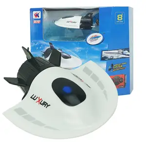 Radio RC Submarine Racing Toy Waterproof Mini Electric Toys with Remote Control Boat Gift for Kids