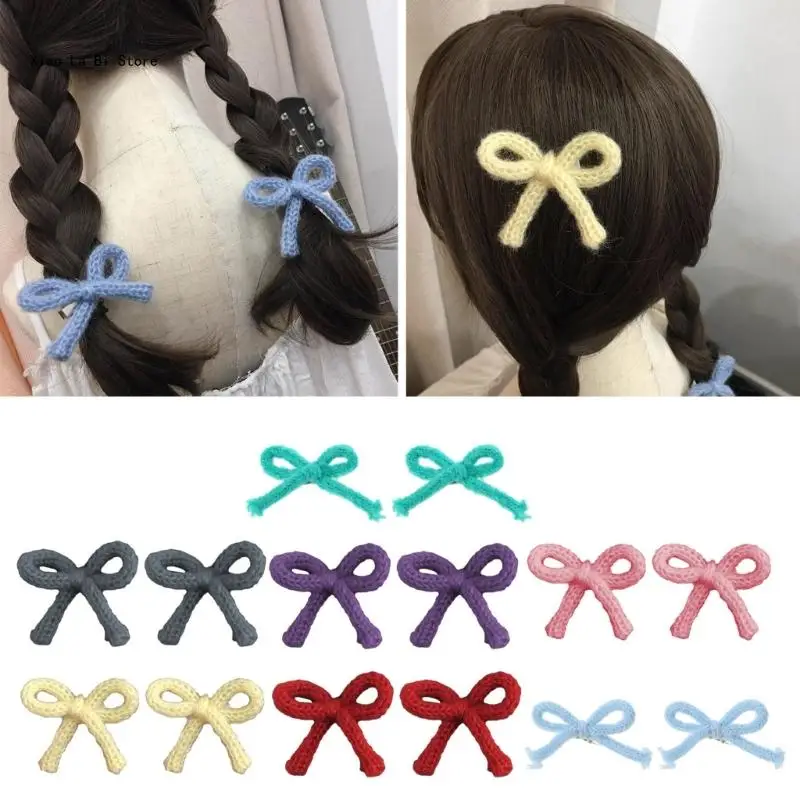 2 шт. заколка для волос с бантом и бабочкой милым универсальная декора XXFD