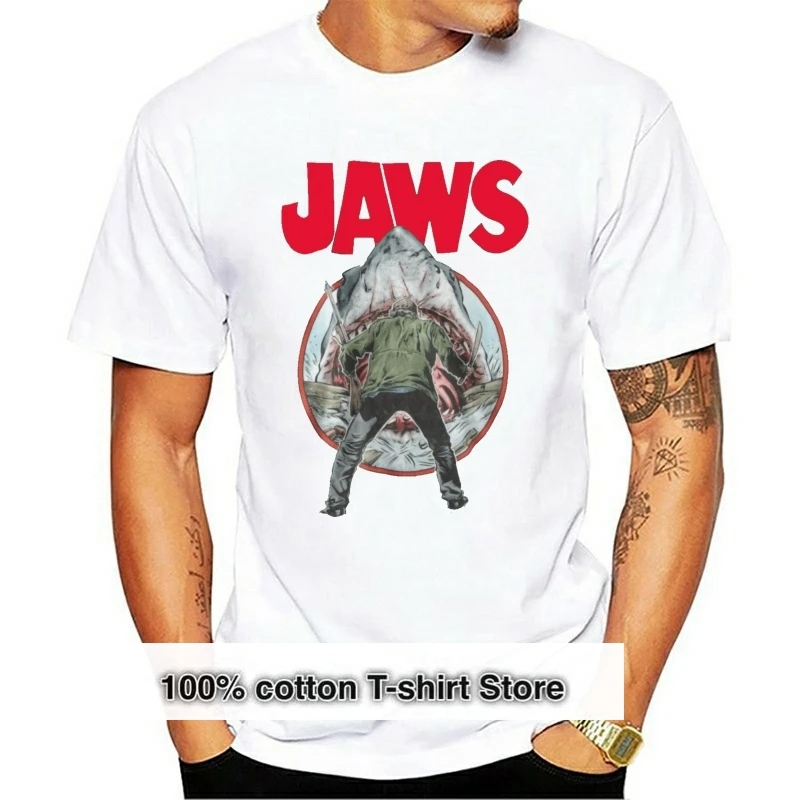 

Jaws Movie T-shirt Sahrk Cult Movie Tee 70s 80s 90s Amity Island