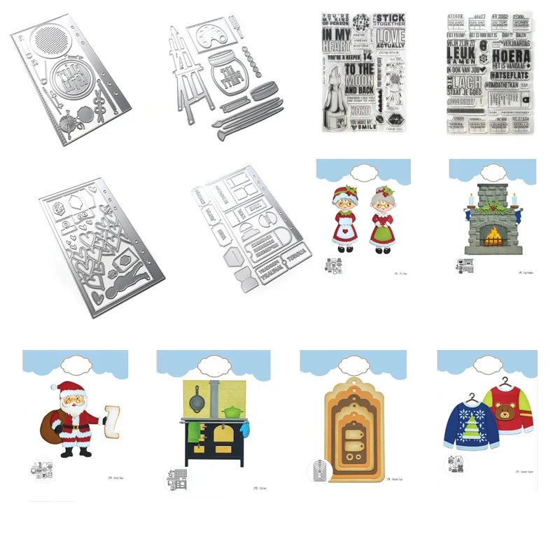 

Metal Cutting Dies New Arrivals 2023 for Making Handicraft Decorative Diy Scrapbook Practice Photo Album Process Craft Card