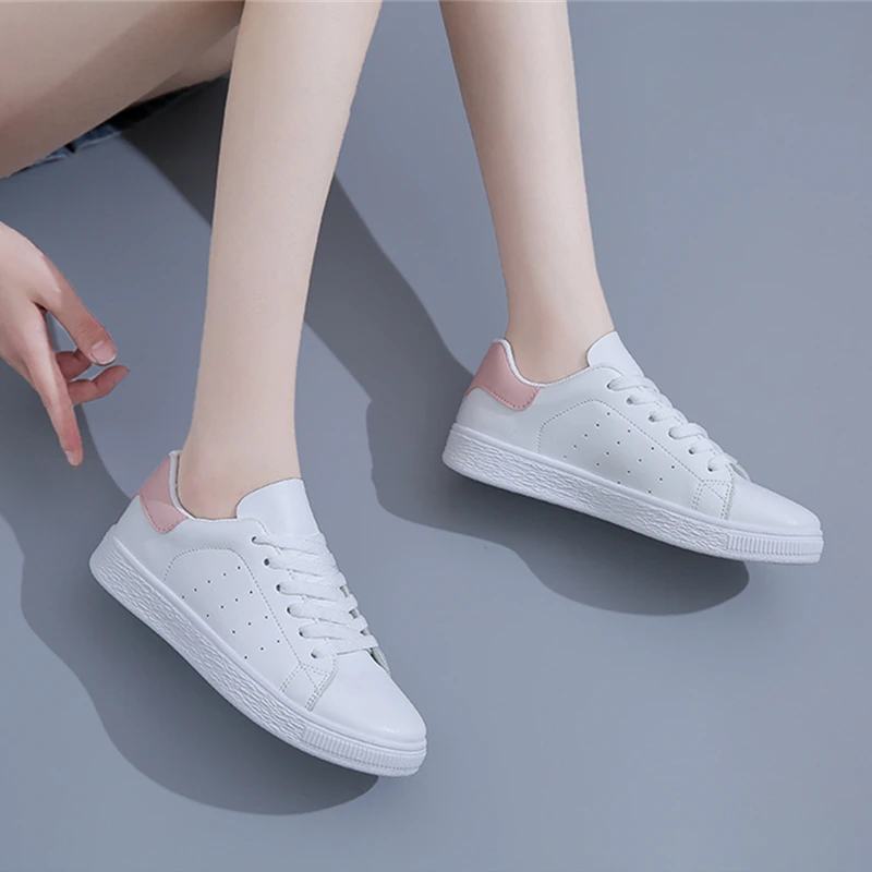 Women Shoes Fashion Sneakers Woman Vulcanized Shoes Classics Style Flats Ladies Casual Loafers Student Sport Shoes High Quality