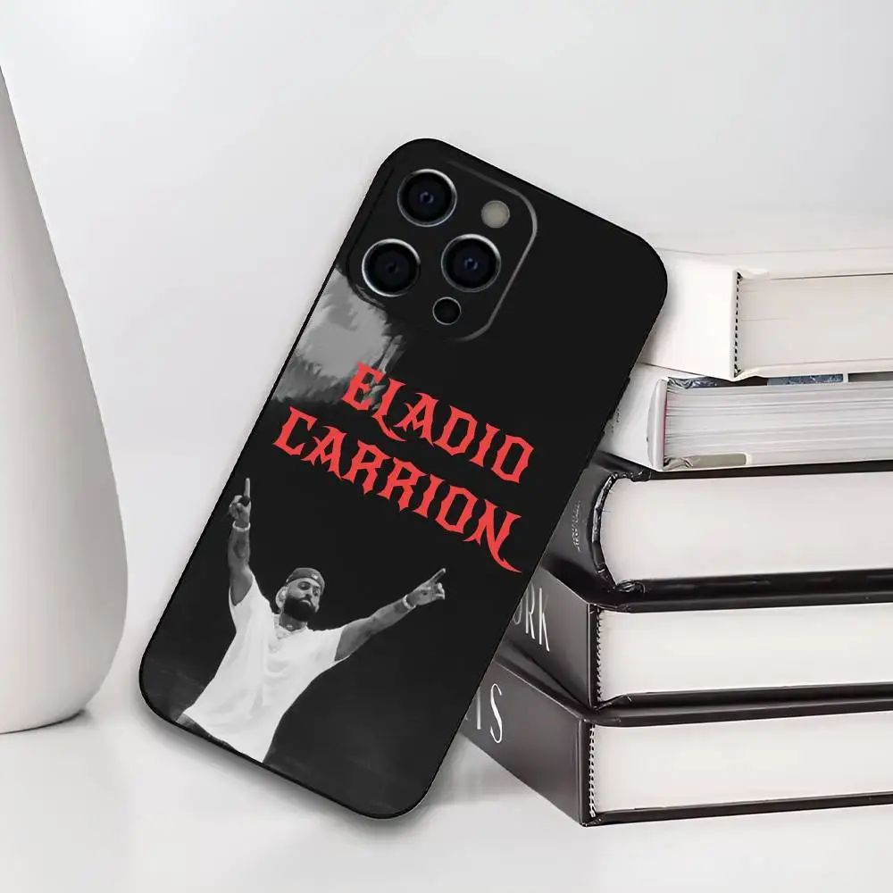 Чехол для телефона E-Eladio Carrion Album Sauce Boyz для iPhone 17, 16, 15, 14, 13, 12, 11 Plus, Pro Max, XS, мягкий силиконовый чехол, черный (art.: 3920d7b5bc04e) - 3920d7b5bc04e