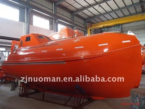 огнестойкая полностью закрытая спасательная шлюпка Solas Marine F.R.P. лодка свободного
