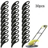 30pcs lawnmower blades fits for challenge 1100w hover for homebase grass cutter plastic blade lawn mower accessories